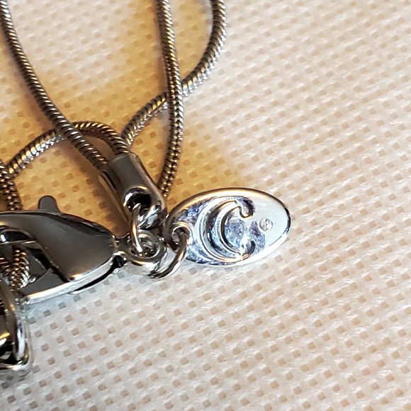 34" Silver Snake Chain 7" Tassel Pendant Necklace - Picture 7 of 7